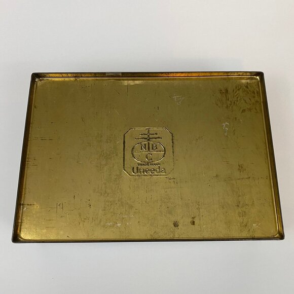 Vtg Vintage Uneeda NBC National Biscuit Company Hinged Box Farm Pasture Sheep - Picture 7 of 12